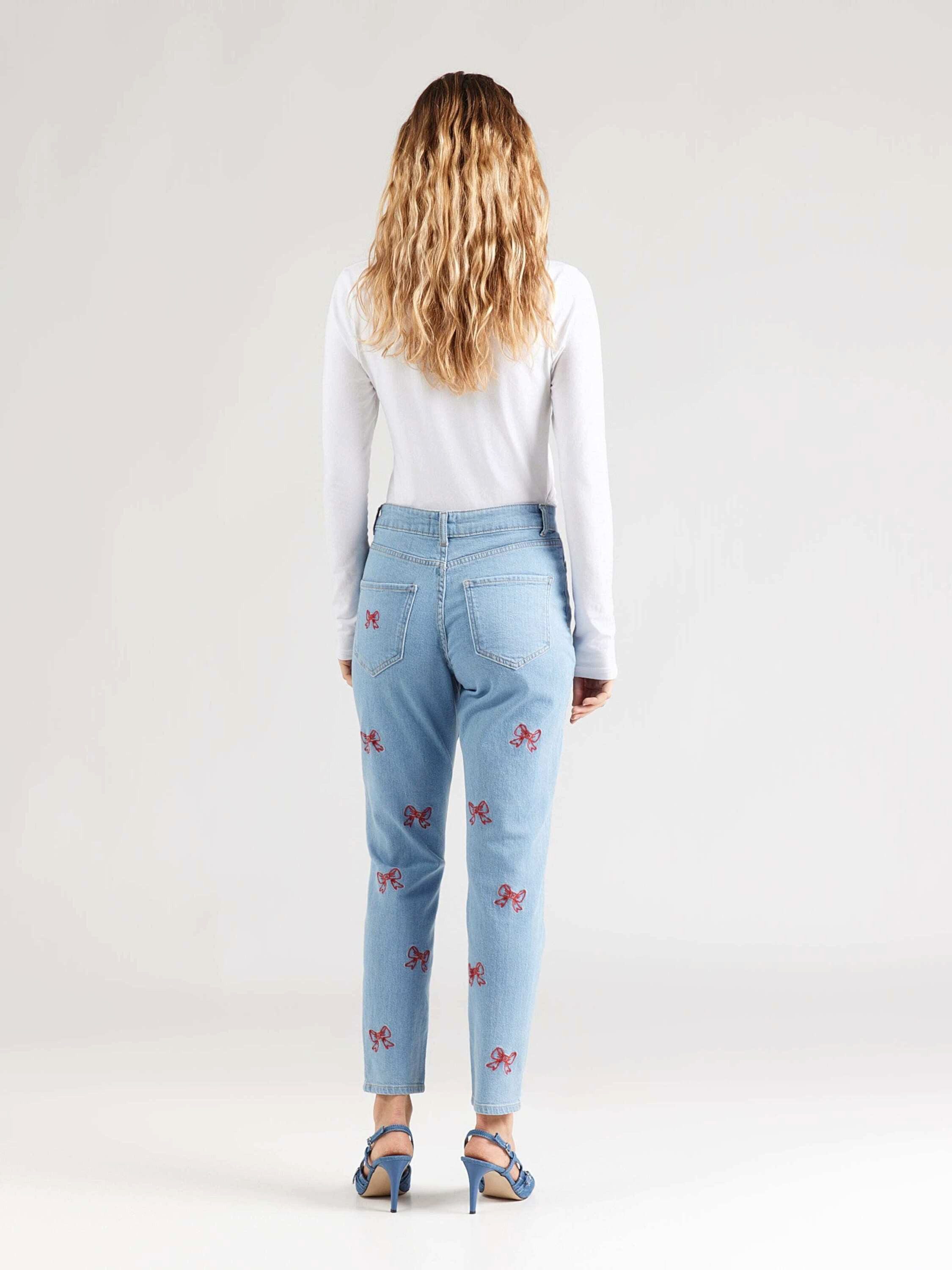 ONLY 7/8-Jeans ONLINC (1-tlg) Stickerei