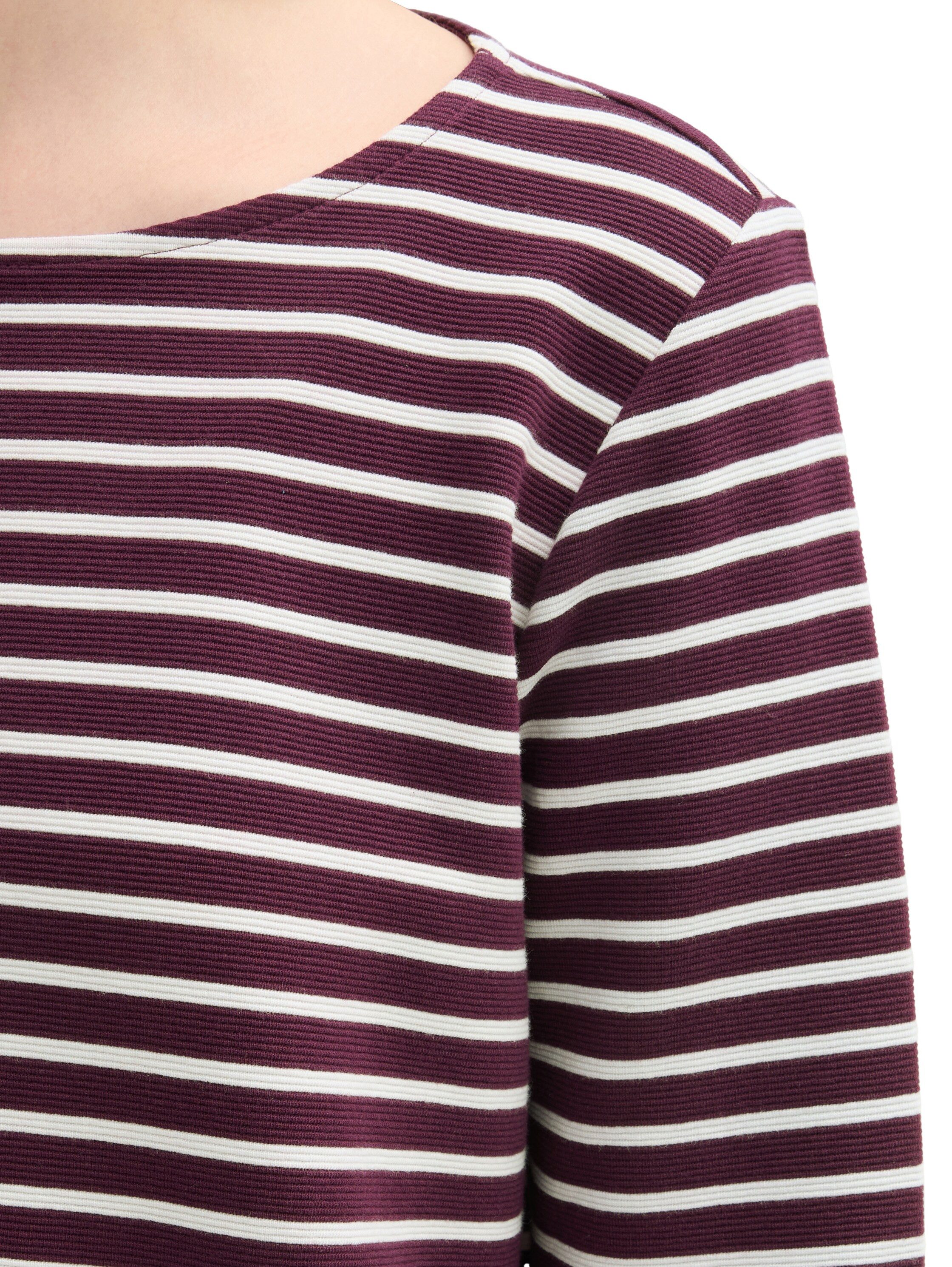 TOM TAILOR Langarmshirt mit Struktur