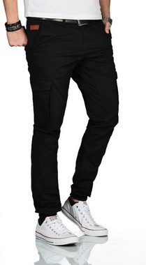 Alessandro Salvarini Cargohose ASJacamo mit Elasthan, Regular Slim Fit