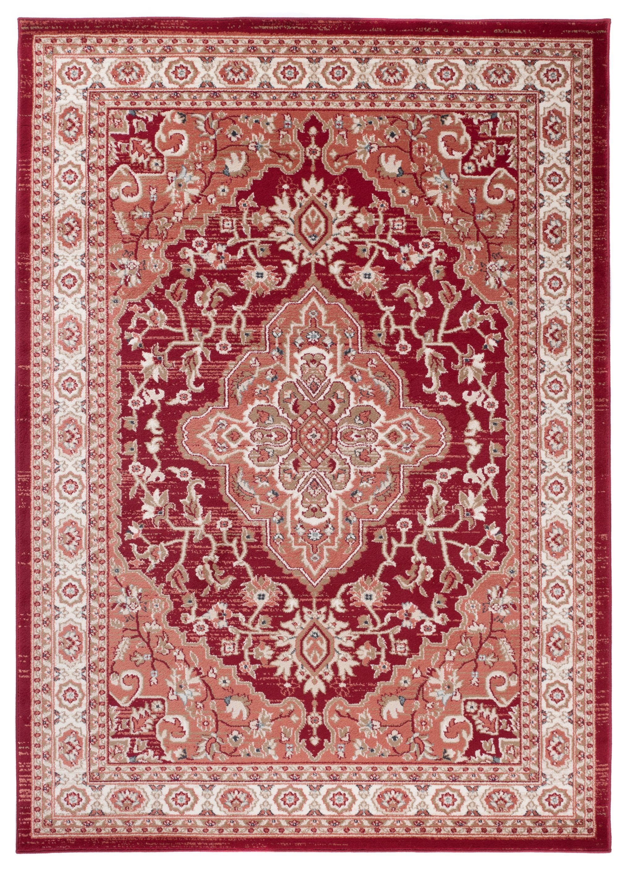 Traditioneller Wohnzimmerteppich Pflegeleicht, Mazovia, Orientteppich Geeignet für Rot, x Orient Oriente 60 - Teppich cm, 100 Fußbodenheizung, Teppich