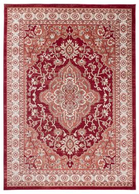 Orientteppich Oriente Teppich - Traditioneller Teppich Orient Rot, Mazovia, 120 x 170 cm, Geeignet für Fußbodenheizung, Pflegeleicht, Wohnzimmerteppich