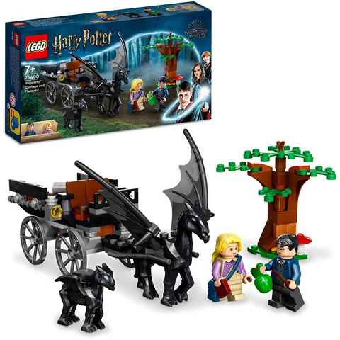 LEGO® Konstruktionsspielsteine Hogwarts™ Kutsche mit Thestralen (76400), LEGO® Harry Potter, (121 St), Made in Europe