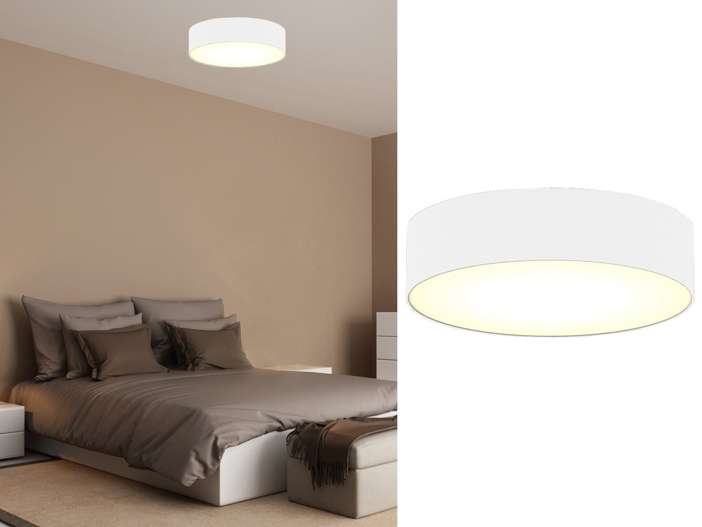 smartwares LED Deckenleuchte, Dimmfunktion, LED wechselbar, günstig online kaufen