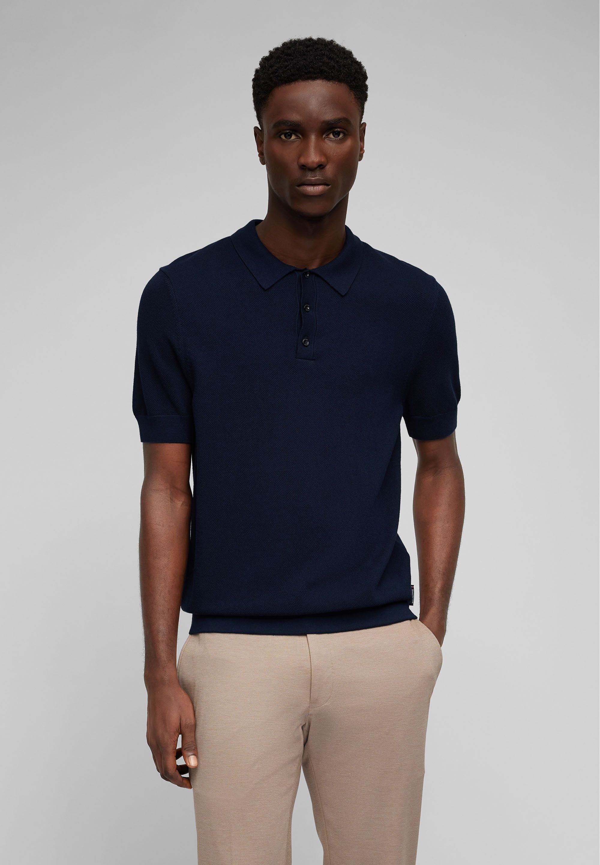 HECHTER PARIS Poloshirt (1-tlg) aus 100% Baumwolle. Reduzierter Preis € 79,99. Unverbindliche Preisempfehlung € 99,99