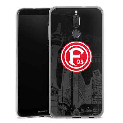 DeinDesign Handyhülle Fortuna Düsseldorf Offizielles Lizenzprodukt Logo Fortuna Logo City, Huawei Mate 10 lite Silikon Hülle Bumper Case Handy Schutzhülle