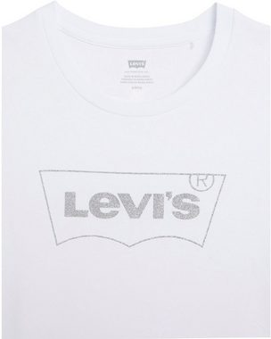 Levi's® Rundhalsshirt THE PERFECT TEE mit Logo im Metallic-Holo Print