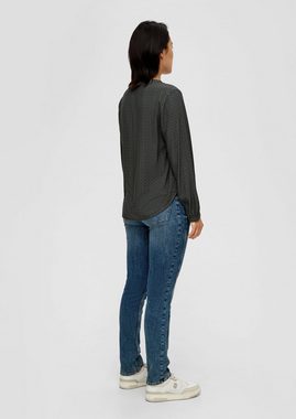 s.Oliver 5-Pocket-Jeans Jeans Betsy / Slim Fit / Mid Rise / Slim Leg Waschung, Leder-Patch