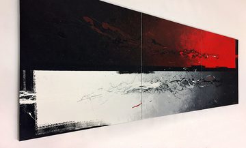 WandbilderXXL XXL-Wandbild Bewitched 240 x 80 cm, Abstraktes Gemälde, handgemaltes Unikat