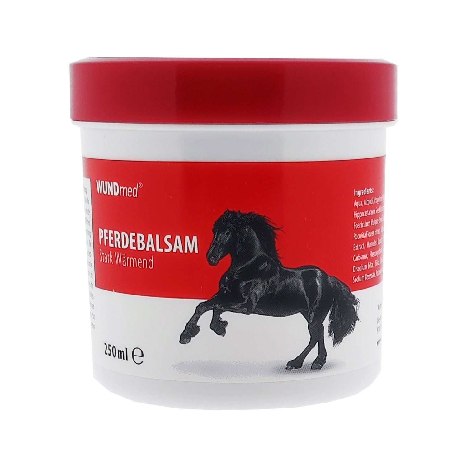 Wundmed Körperbalsam Pferdebalsam Stark Wärmend 250ml Dose, 1-tlg., Zieht schnell ein, entspannt