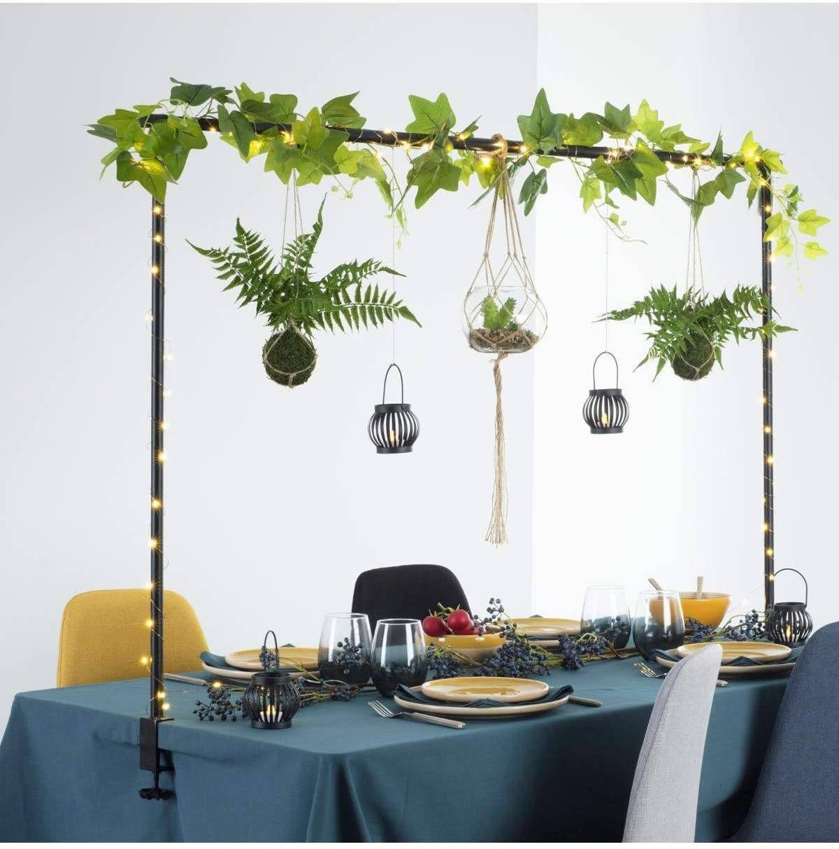 Atmosphera Créateur d'intérieur Dekoobjekt Dekostange für den Tisch, schwarz, ausziehbar (Deko-Objekt, Deko-Objekt)