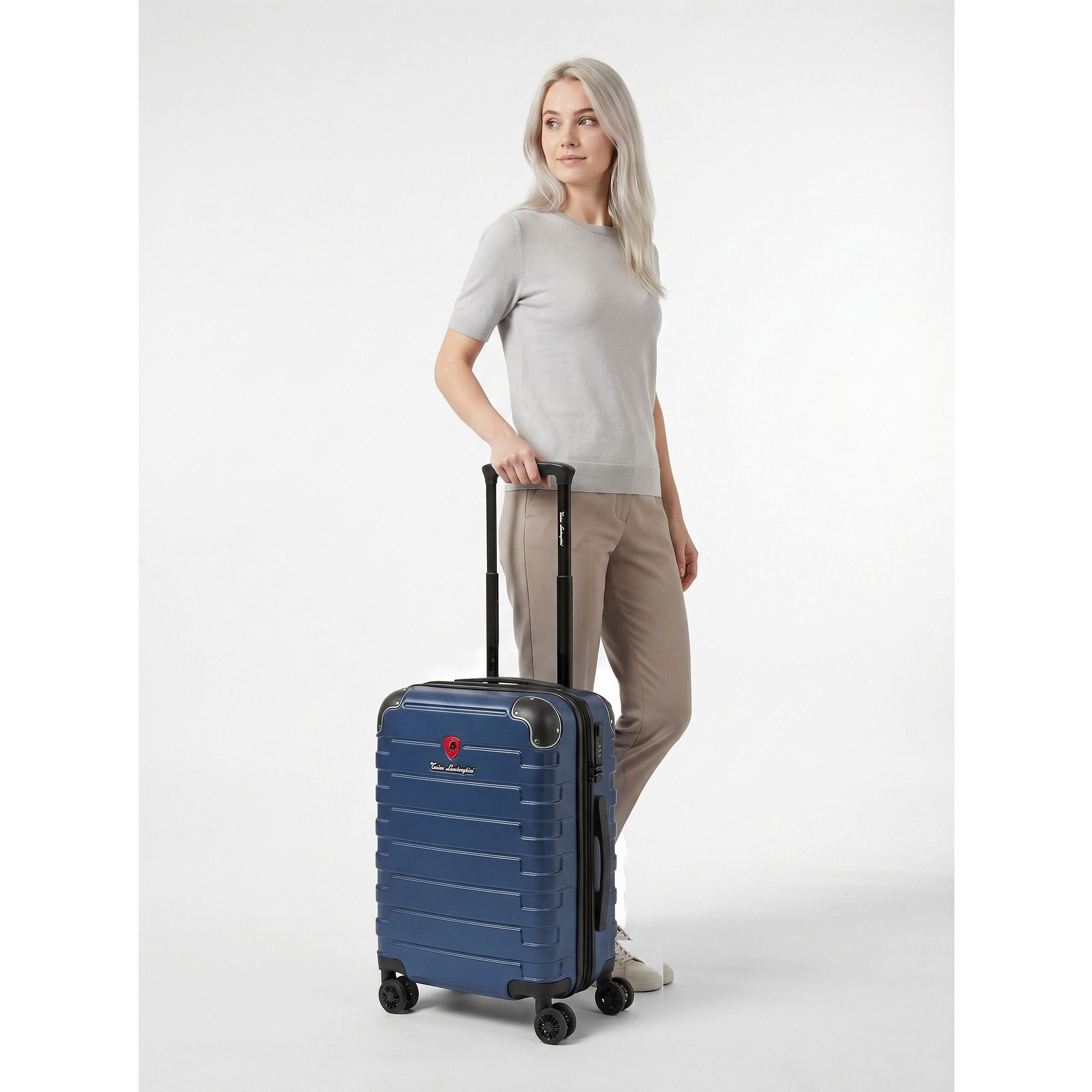 Tonino Lamborghini Handgepäck-Trolley Milano, 4 Rollen, ABS