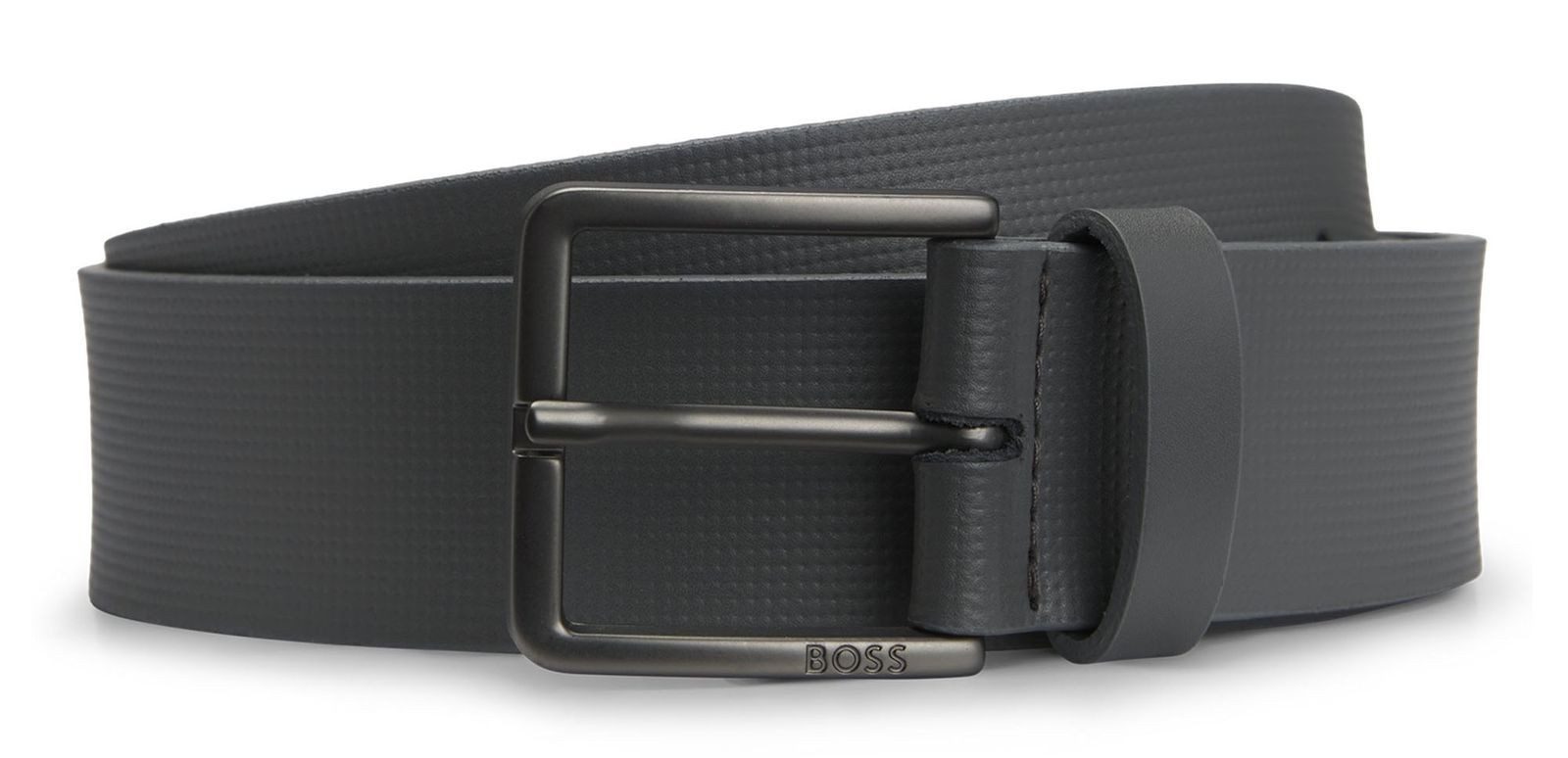 BOSS Ledergürtel Ther-Tx_Sz35 Leather Belt aus echtem Rindsleder günstig online kaufen