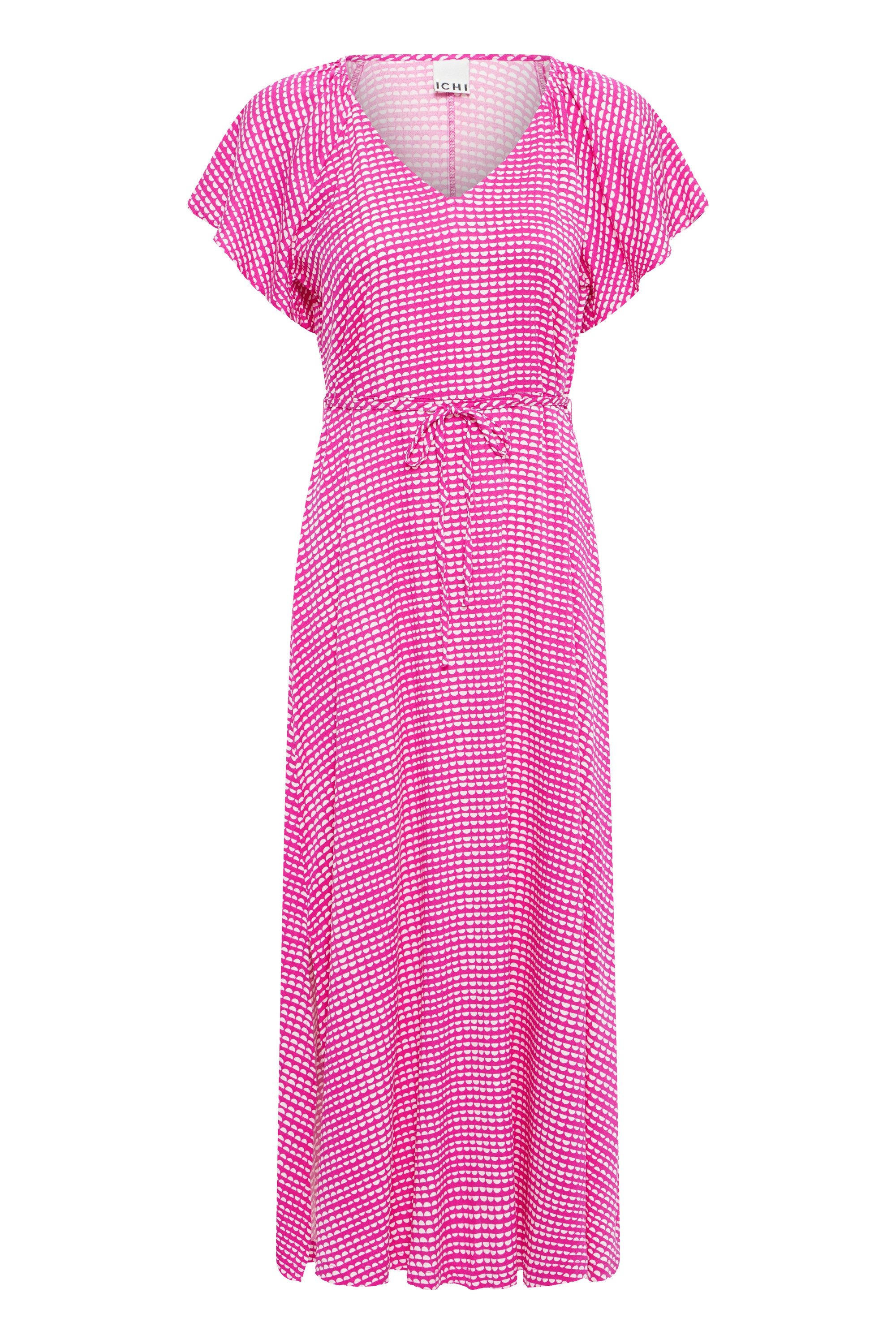 PINK/WHITE GRAPHIC SCALLOP