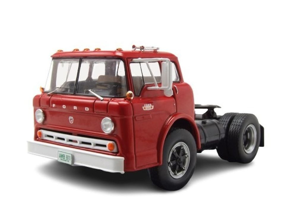 ixo Models Modellauto Ford C-Serie Zugmaschine 1967 rot, Maßstab 1:43