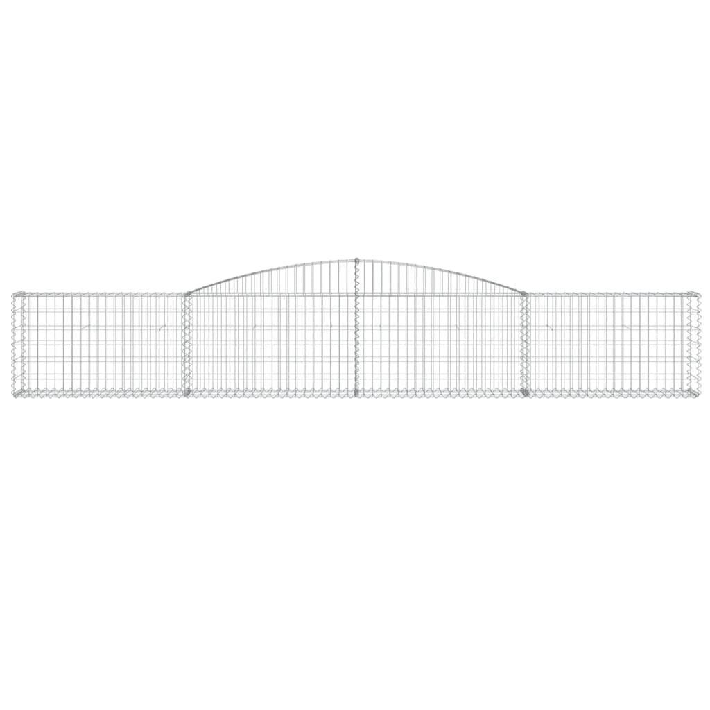 vidaXL Blumentopf Gabione mit Hochbogen 400x30x60/80 günstig online kaufen