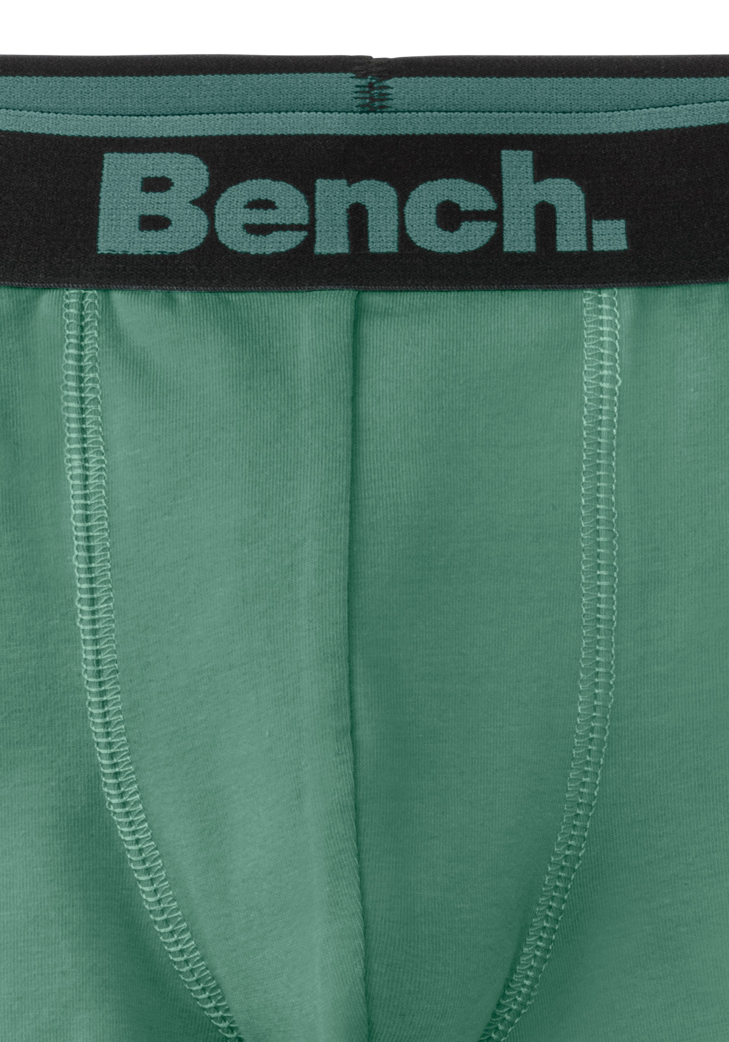 Bench. Boxer (Packung, 3-St) schwarz lime / grün Ziernähten vorn / mit