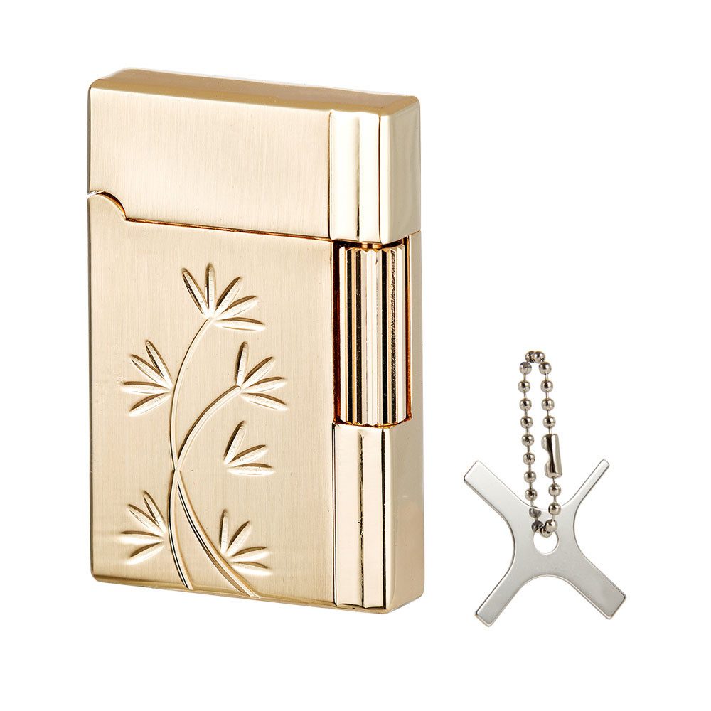 Coumo Feuerzeug Set Design Metall Feuerzeug, Standflamme, Reibrad, Justier Werkzeug