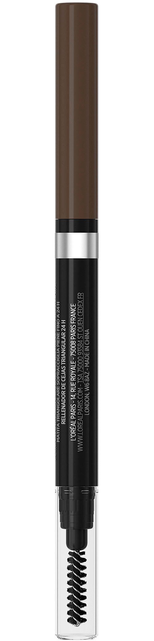 L'ORÉAL PARIS Augenbrauenpflege INFAILLIBLE 24H FILLING TRIANGULAR PENCIL, sorgt für ausdrucksstarke Brauen den ganzen Tag