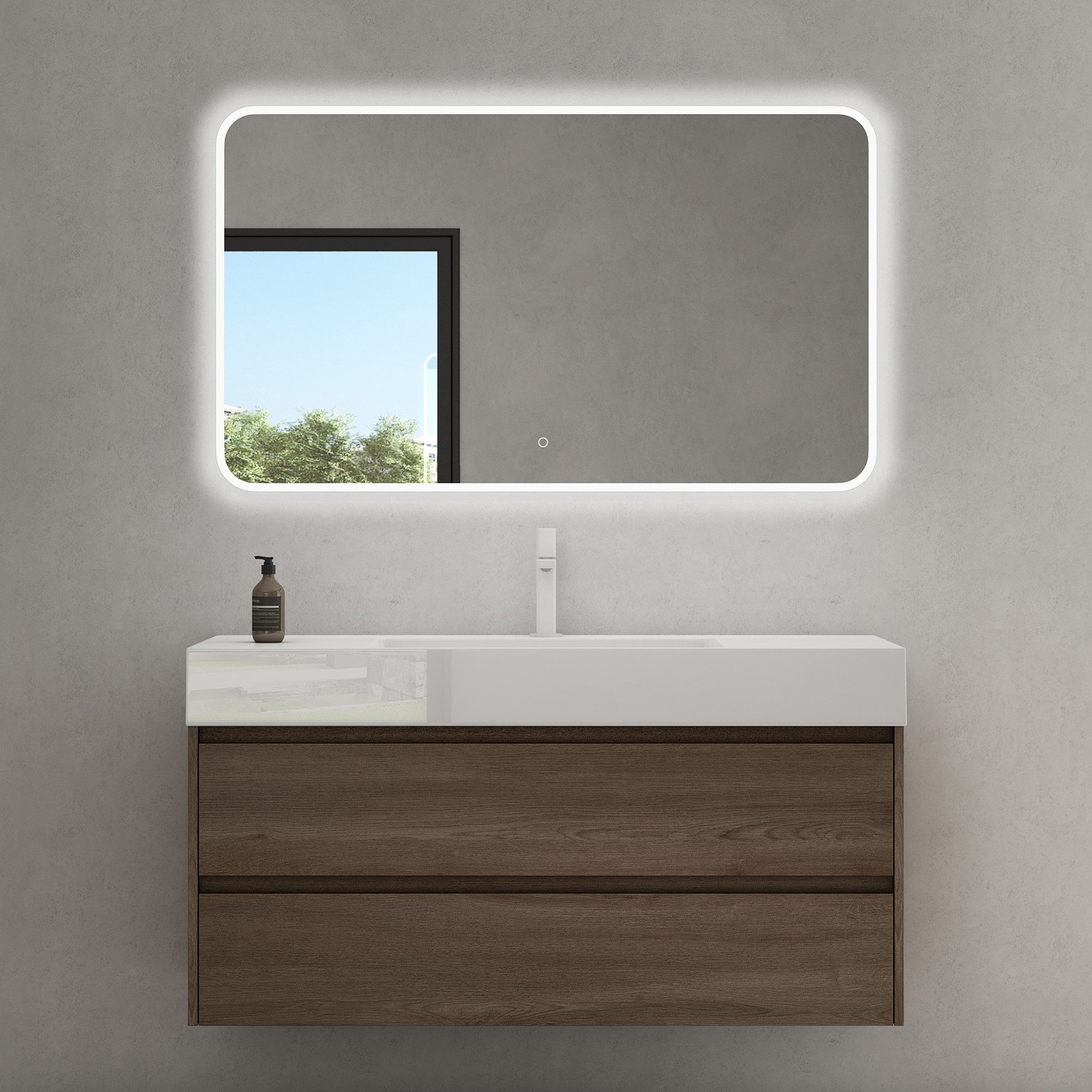 doporro Badmöbel-Set Badezimmermöbel Badezimmer Waschbecken Waschtisch günstig online kaufen