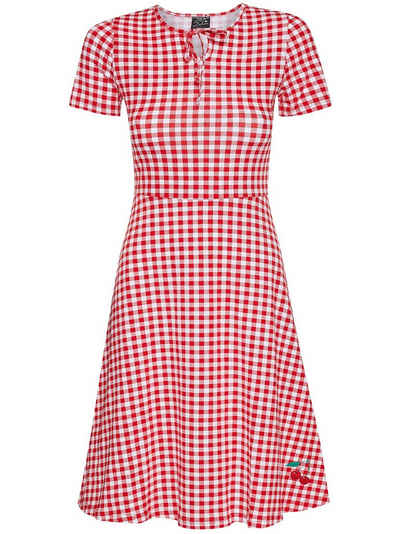 Pussy Deluxe A-Linien-Kleid Back to 1955 Red Plaid