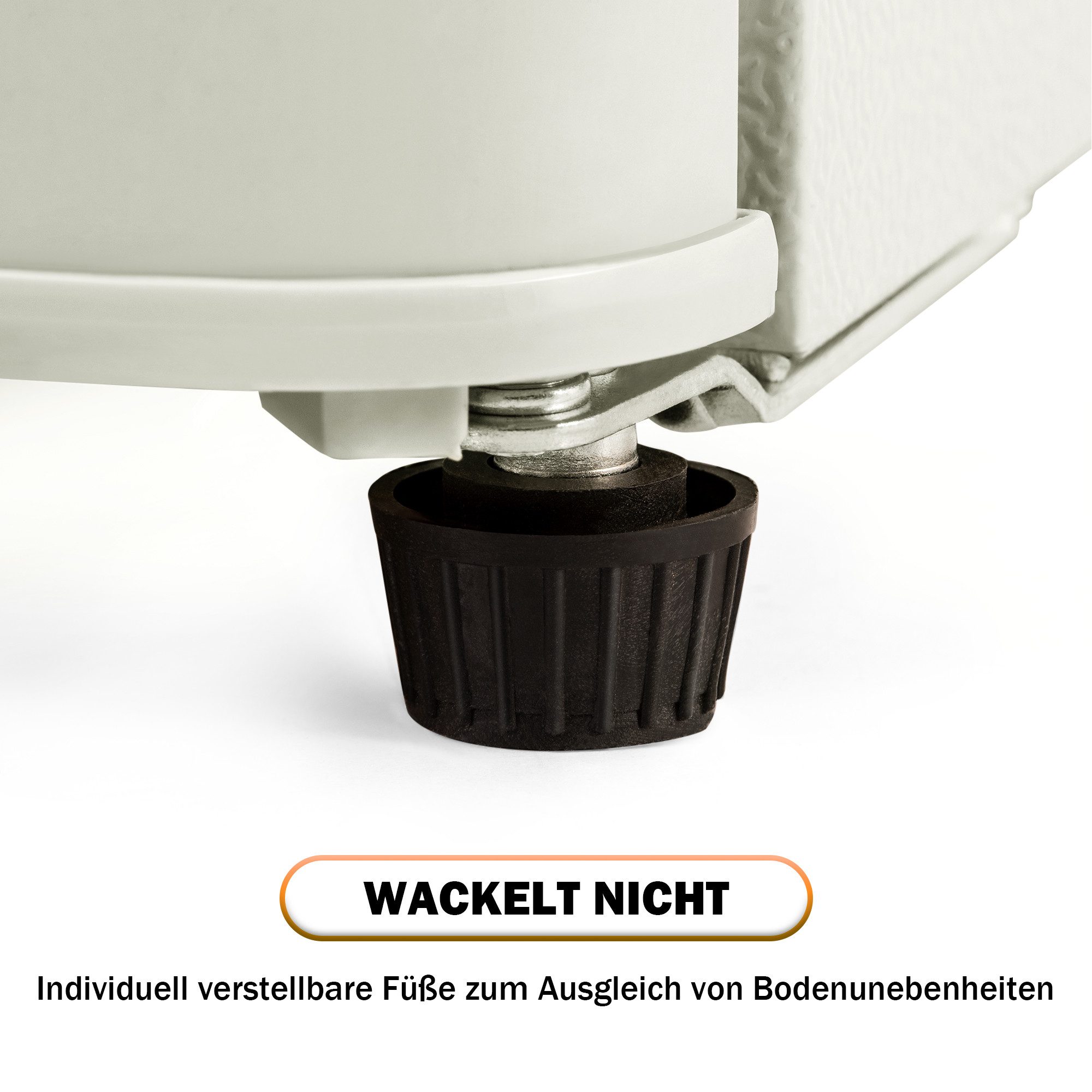 Merax Table Top Kühlschrank BCD-86, 87 cm hoch, 42 cm breit, Retro Gefrier/Kühl