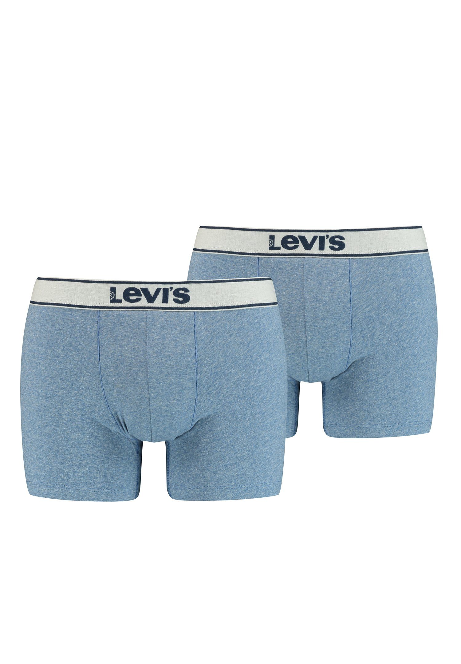LEVIS MEN 2er-Pack) BOXER Pack 2-St., BRIEF Boxershorts VINTAGE Blue 2er Levi's® (Set, HEATHER Light