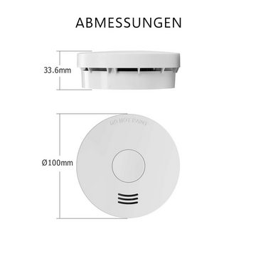 Elro FS901061 Rauchmelder (6er Set, einfache Installation, Lebensdauer von 10 Jahren)