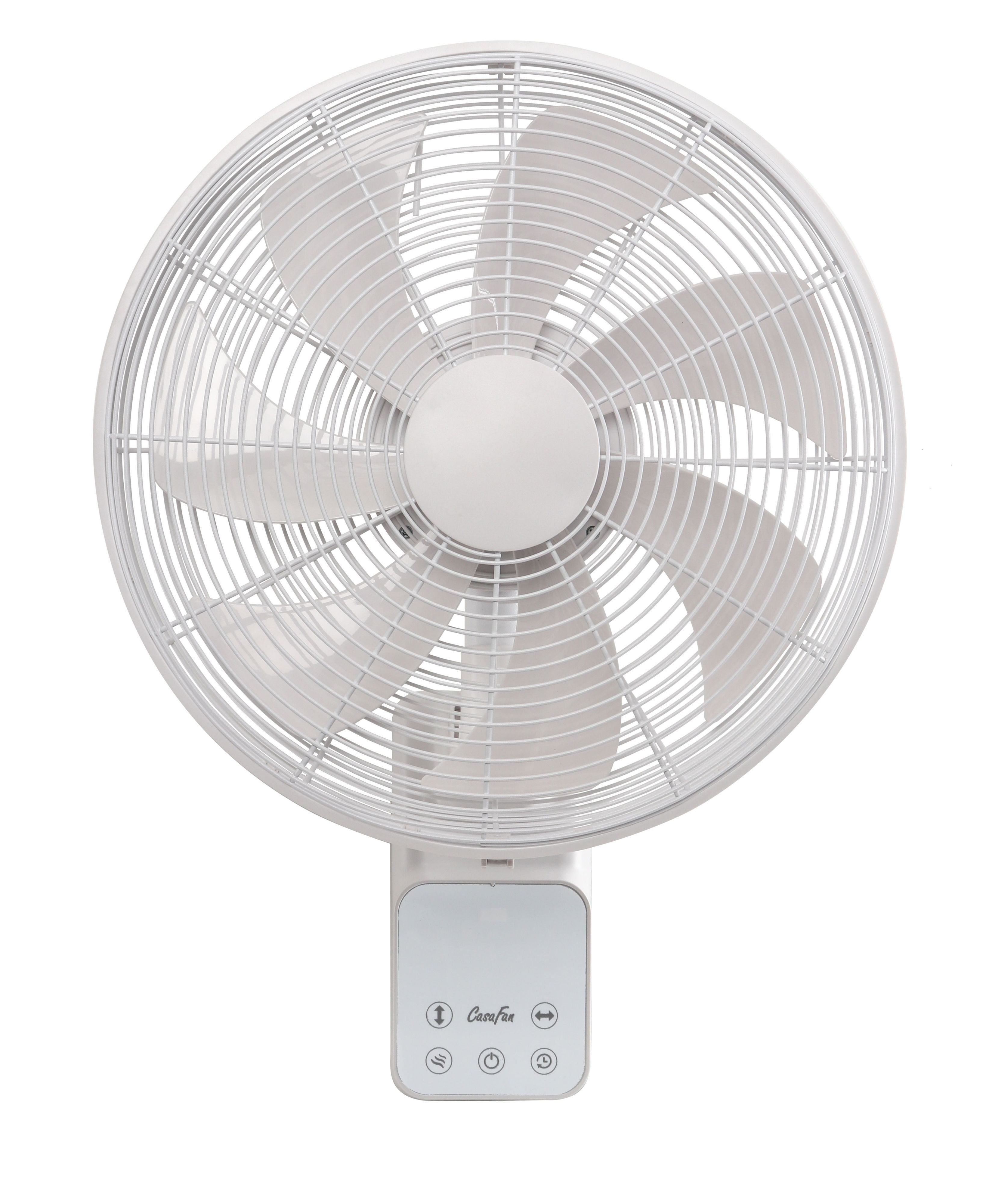 CasaFan Wandventilator Wandventilator Airos Eco Design Wall III Weiß, Timer