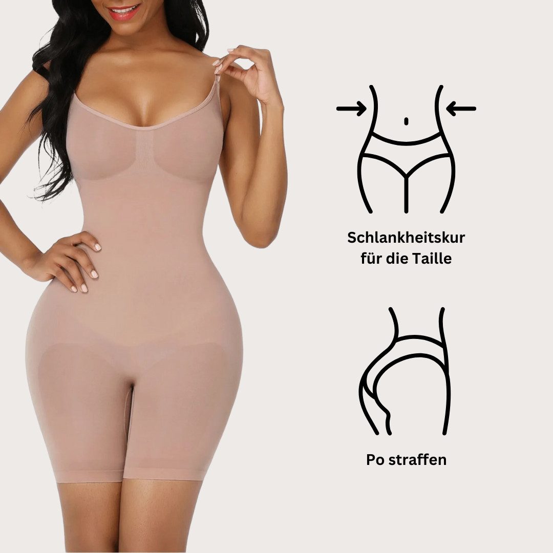 4femm Shaping-Body Shapewear Sculpting - Formender Body mit Hose für Bauchweg-Effekt