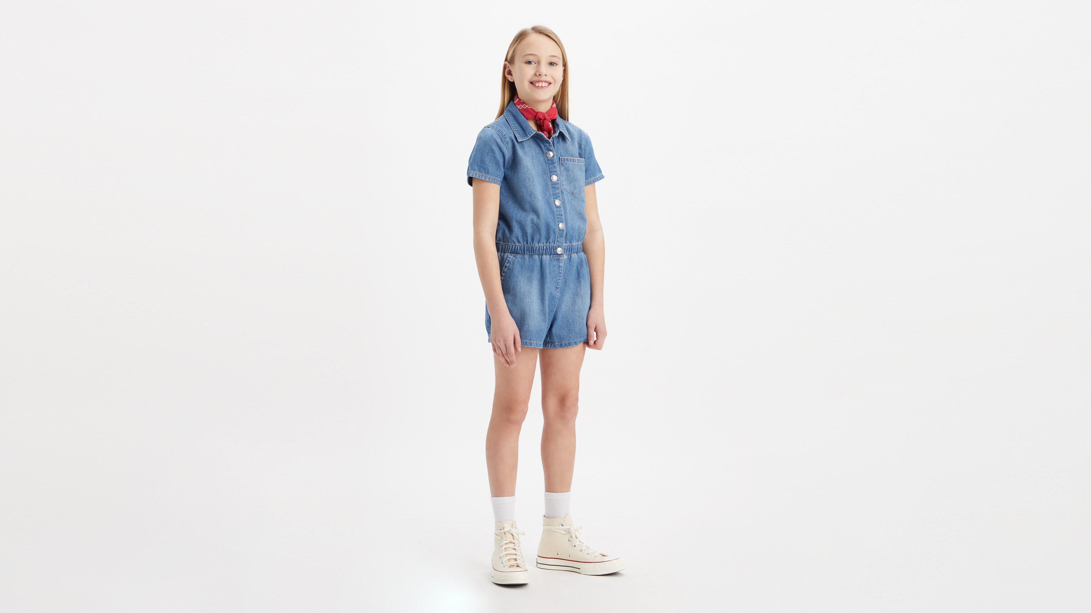 Levi's® Kids Jumpsuit mit Knopfleiste