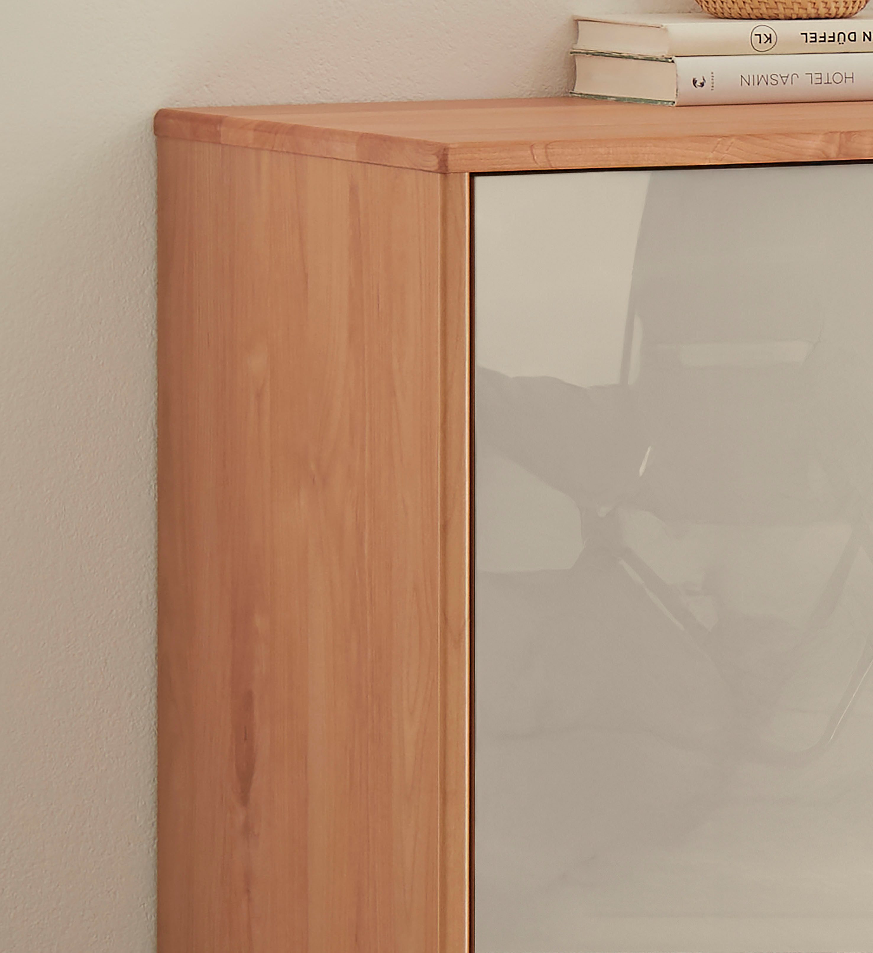 WIEMANN Kommode Cardiff Sideboard, Wäscheschrank, teilmassiv Erle, 80 cm (Kommode 80x86x43 cm, braun, mit Dämpfung, MADE IN GERMANY), verschiedenen Ausführungen, inklusive Einlegeboden