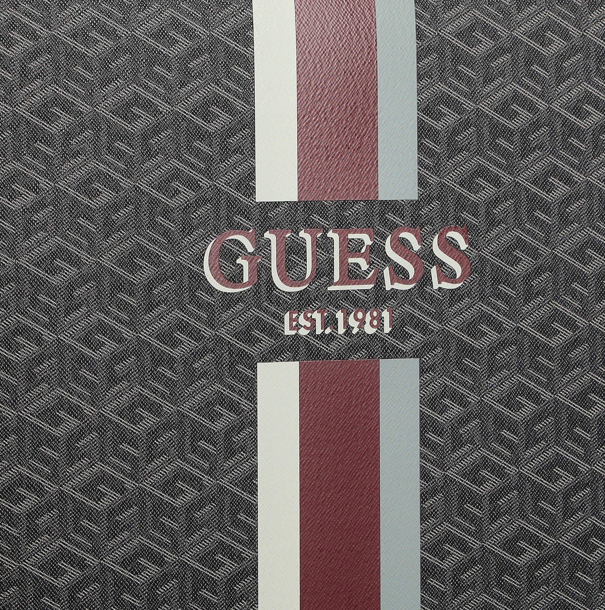 Rollen Guess 4 28 Wilder IN - logo M, charcoal 70 cm 4-Rollen-Trolley Trolley