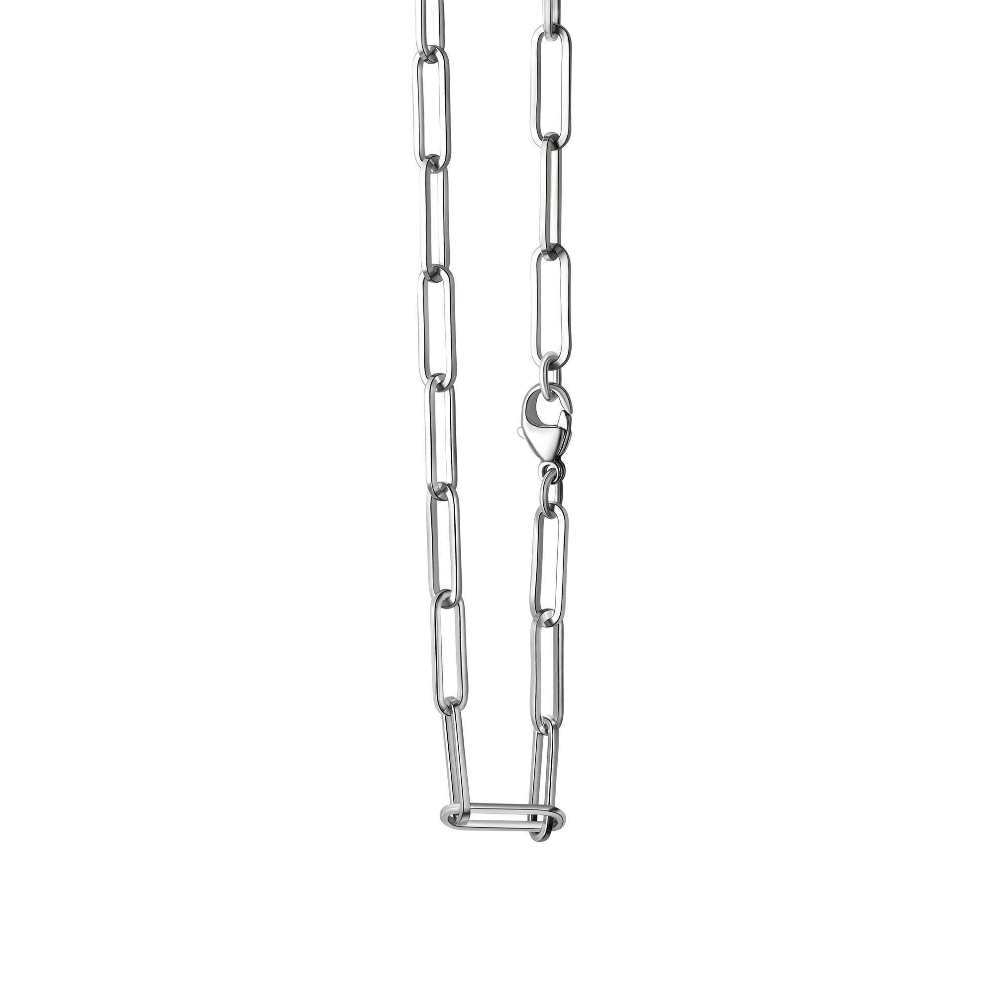 Vivance Collierkettchen 925/- Sterling Silber rhodiniert Gliederkette 45 cm