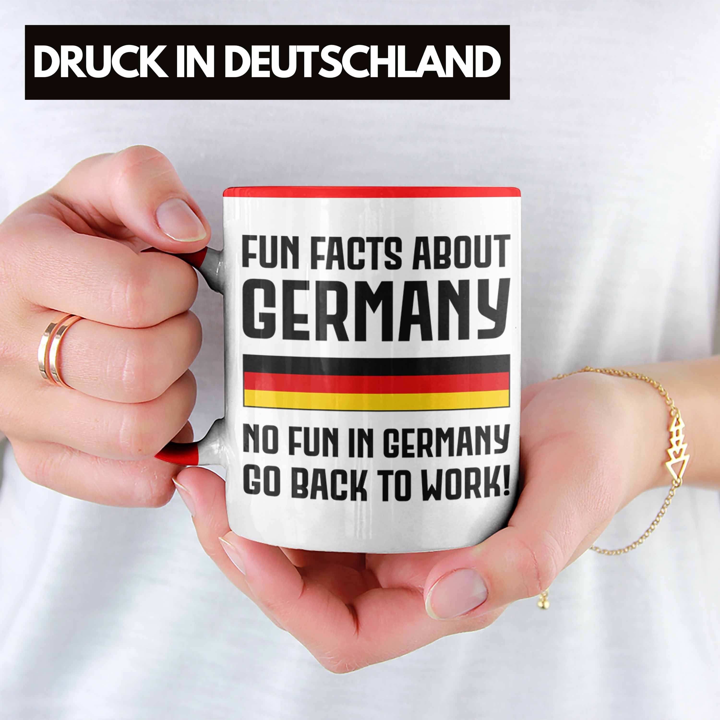Kollege Lustiger Trendation Germany Kollegin Facts Geschenk - Fun Bürotasse Spruch Spruch About Tasse Trendation mit Tasse