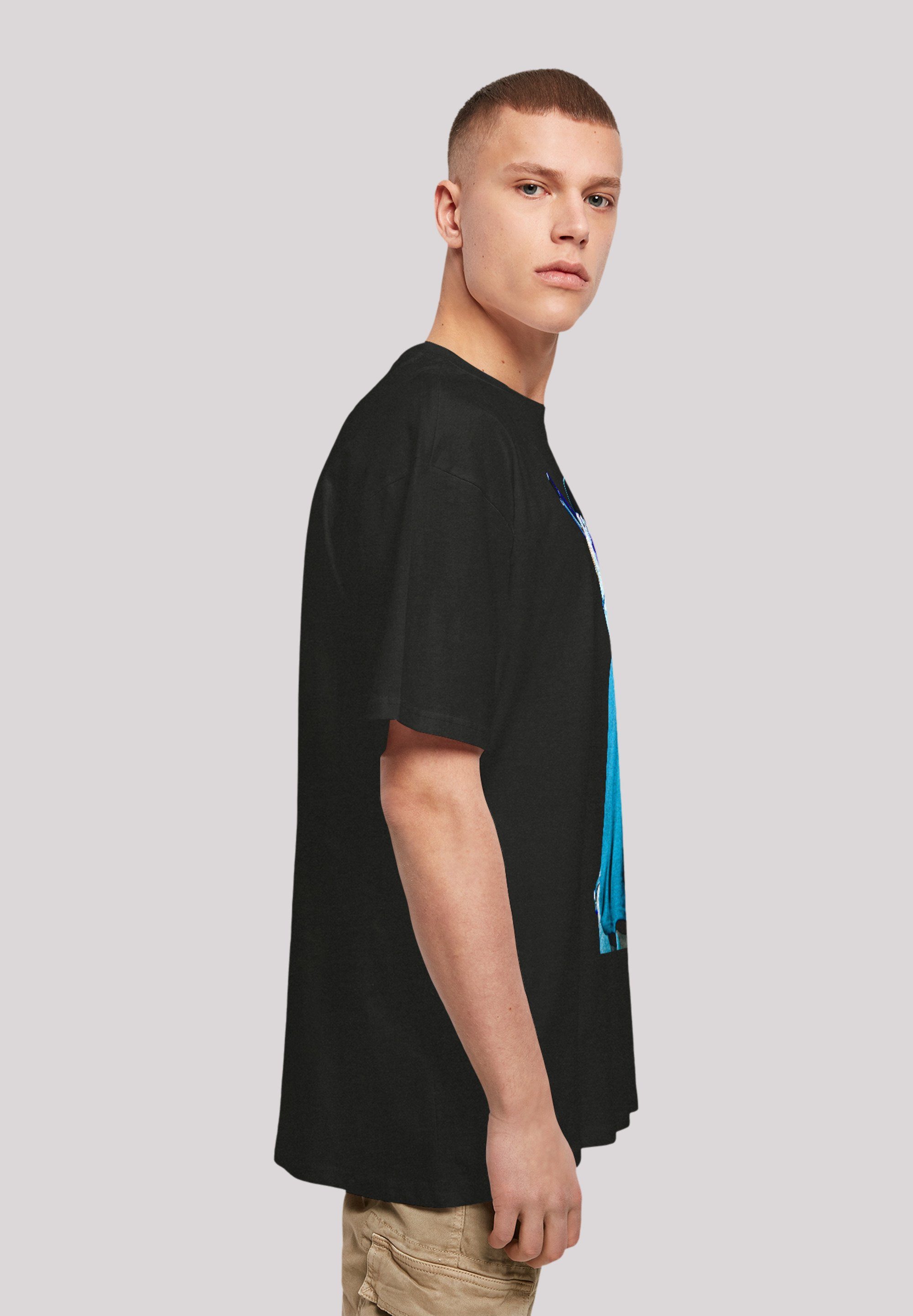 Hip Eminem F4NT4STIC Musik Music T-Shirt Qualität, Premium Pose Mic schwarz Hop Rap