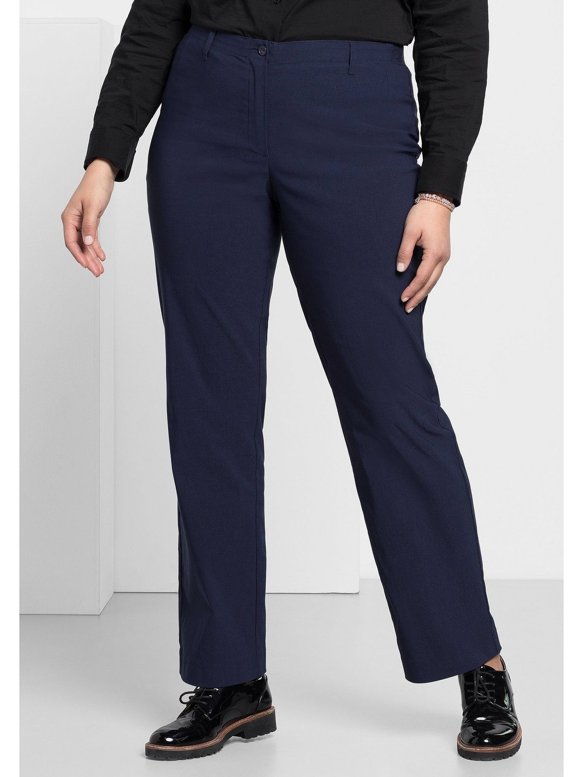 Sheego Stretch-Hose Große Größen mit schmalem günstig online kaufen