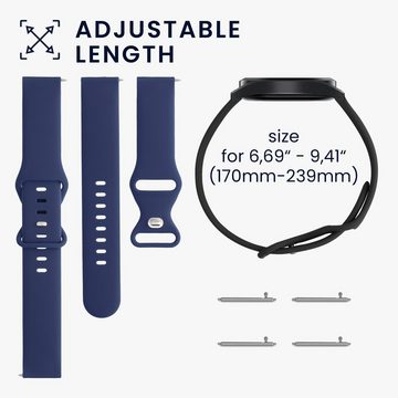 kwmobile Uhrenarmband 2x Sportarmband für Huawei Watch GT3 Pro (46mm), Armband TPU Silikon Set Fitnesstracker
