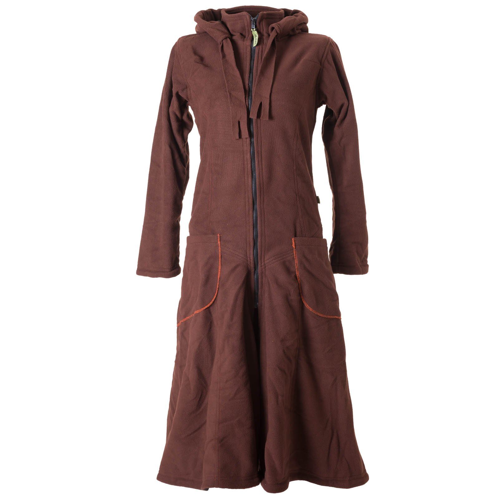 Vishes Langmantel Langer, warmer Fleece Mantel günstig online kaufen