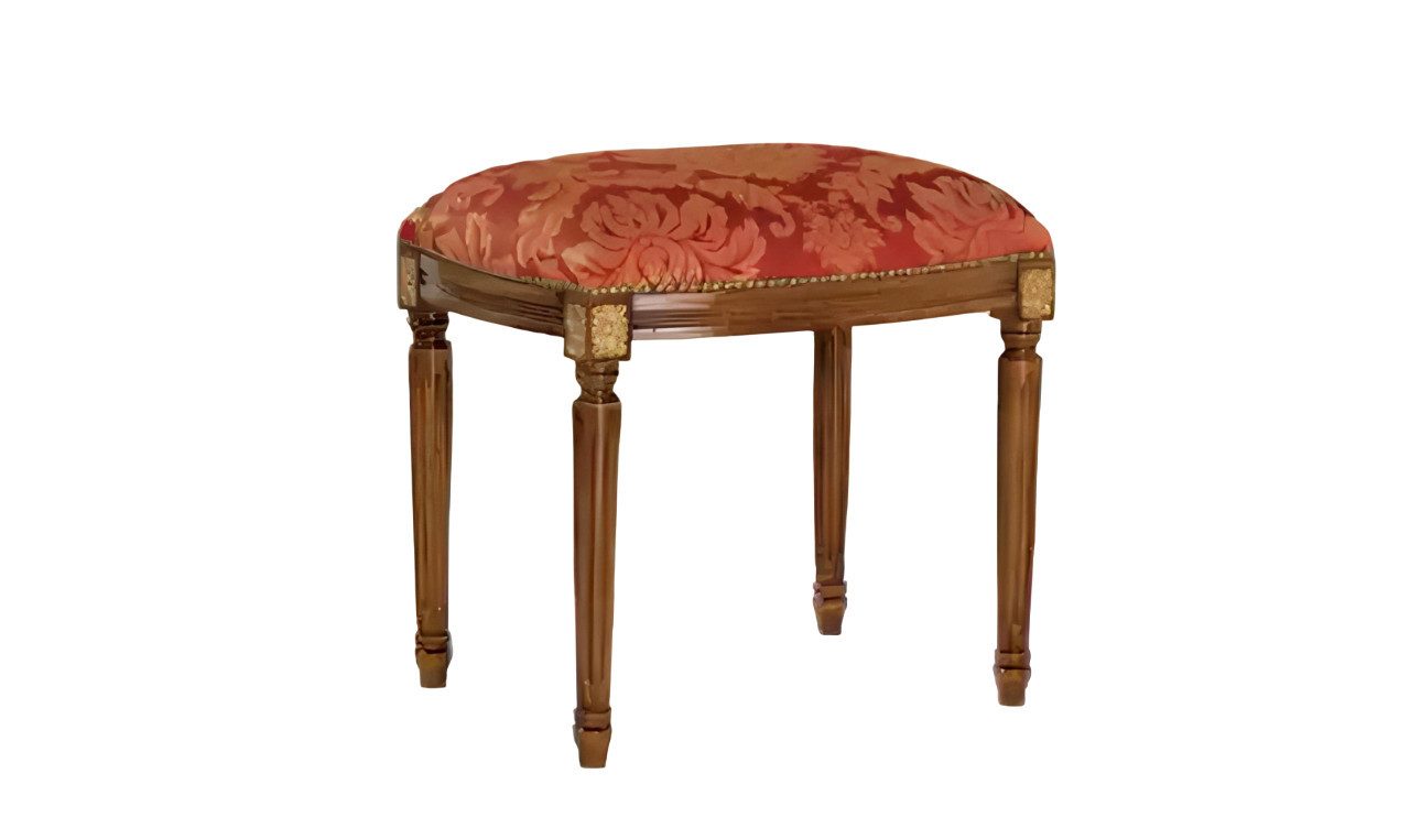 Xlmoebel Hocker Neues Designer-Sitzmöbel aus hochwertigem Textil für luxuriöse (1 St., Hocker), Hergestellt in Europa