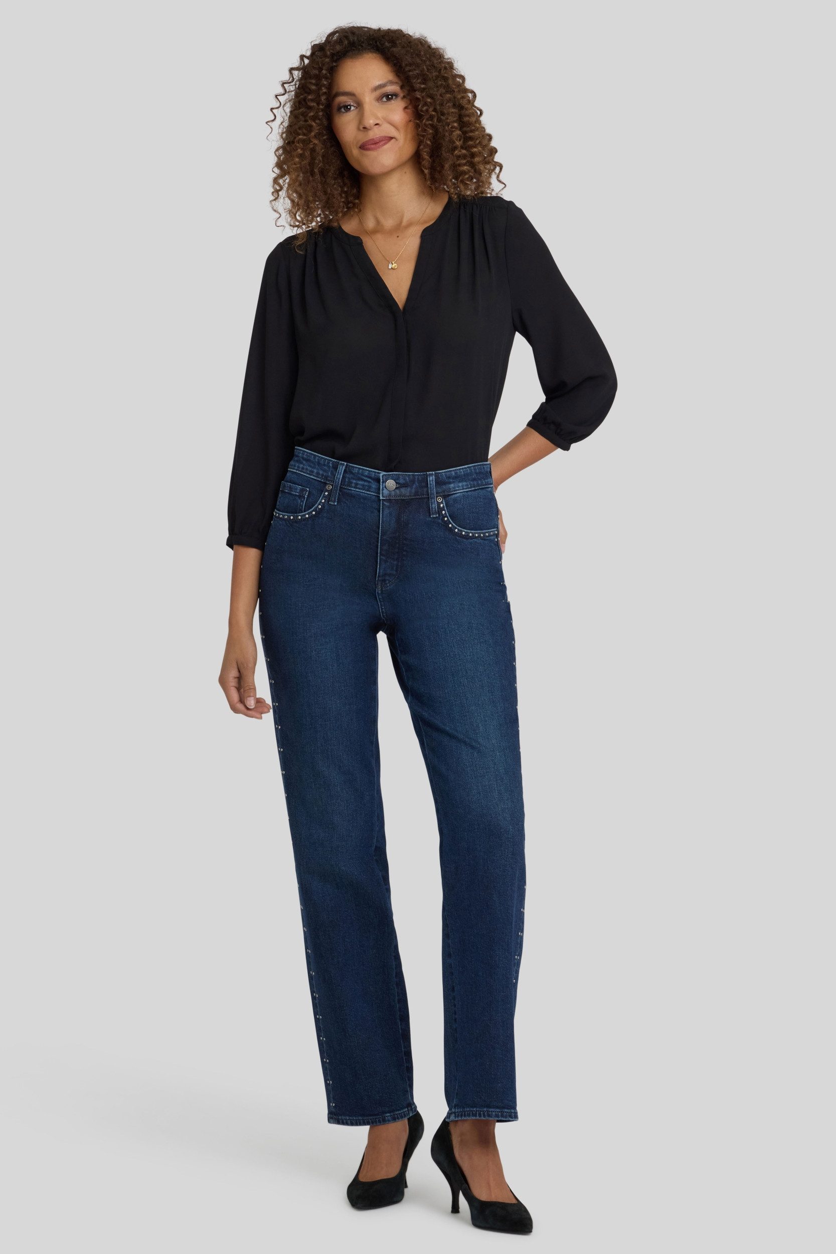 NYDJ Straight-Jeans Brooke Loose Straight Jeans