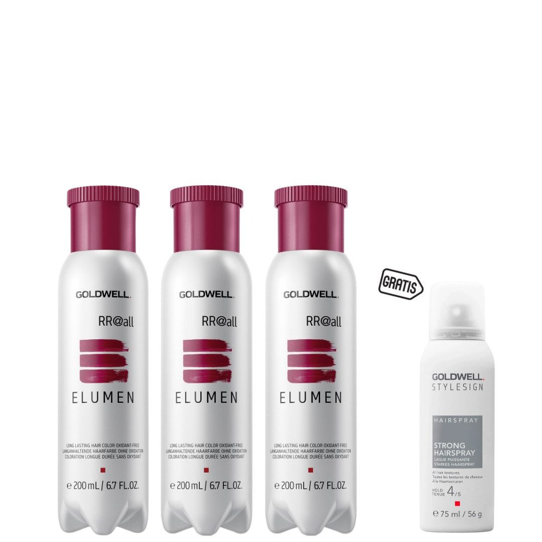 Haarspray Goldwell Elumen RR@all 200 ml 3er Set + gratis Haarspray 75 ml