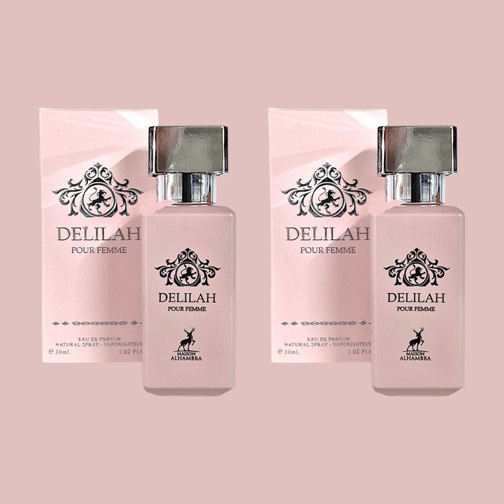 Duft-Set Delilah Pour Femme Eau de Parfum + Parfümzerstäuber (leer) Set