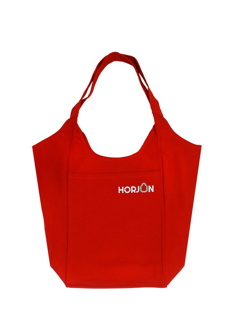 Horjun Tragetasche Henkeltasche - Beuteltasche - Stoffbeutel - Hochwertige Tasche, Schultertasche aus Gabardine