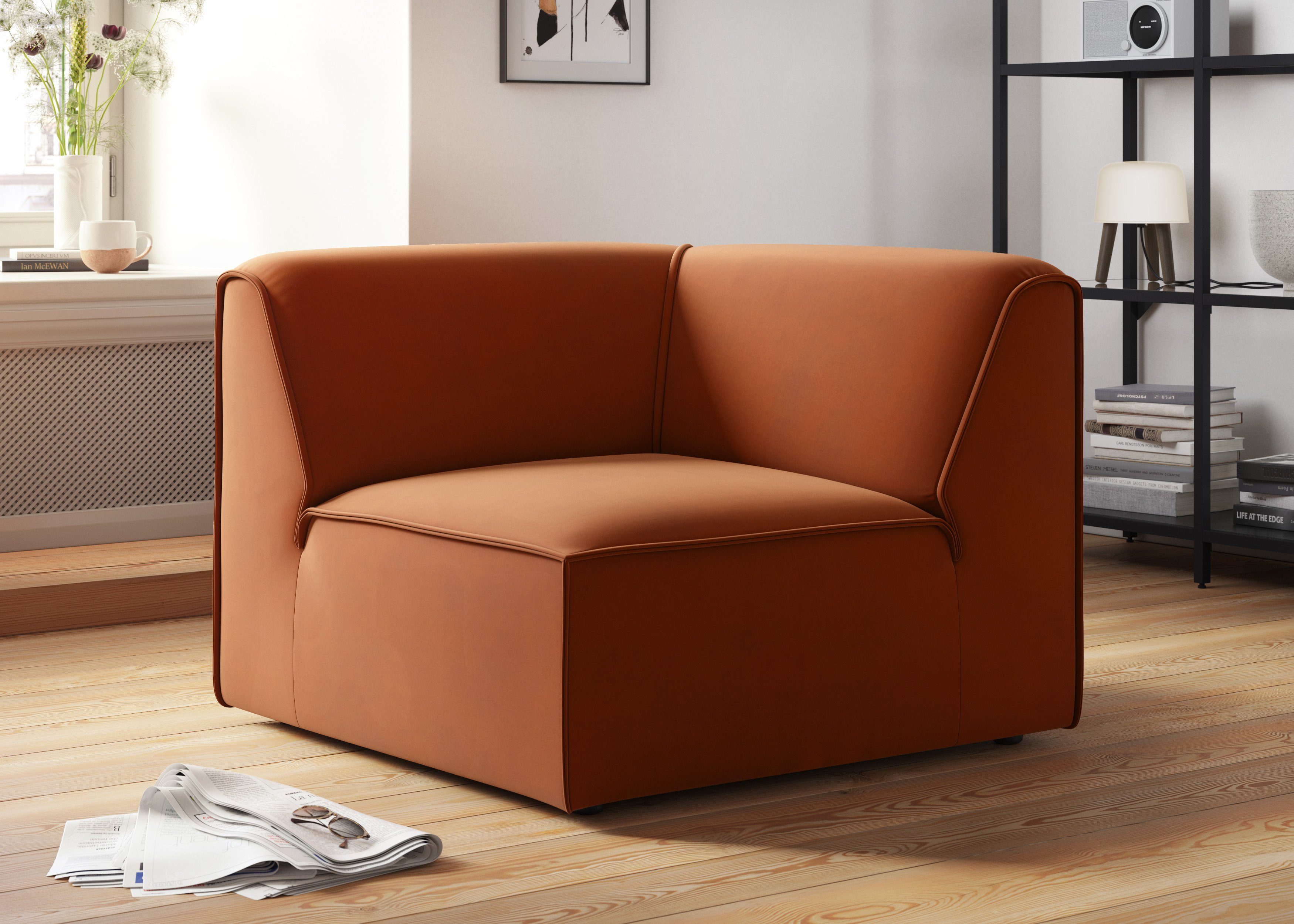 RAUM.ID Sofa-Eckelement Merid, Sofaelement, Maße B/T/H: günstig online kaufen