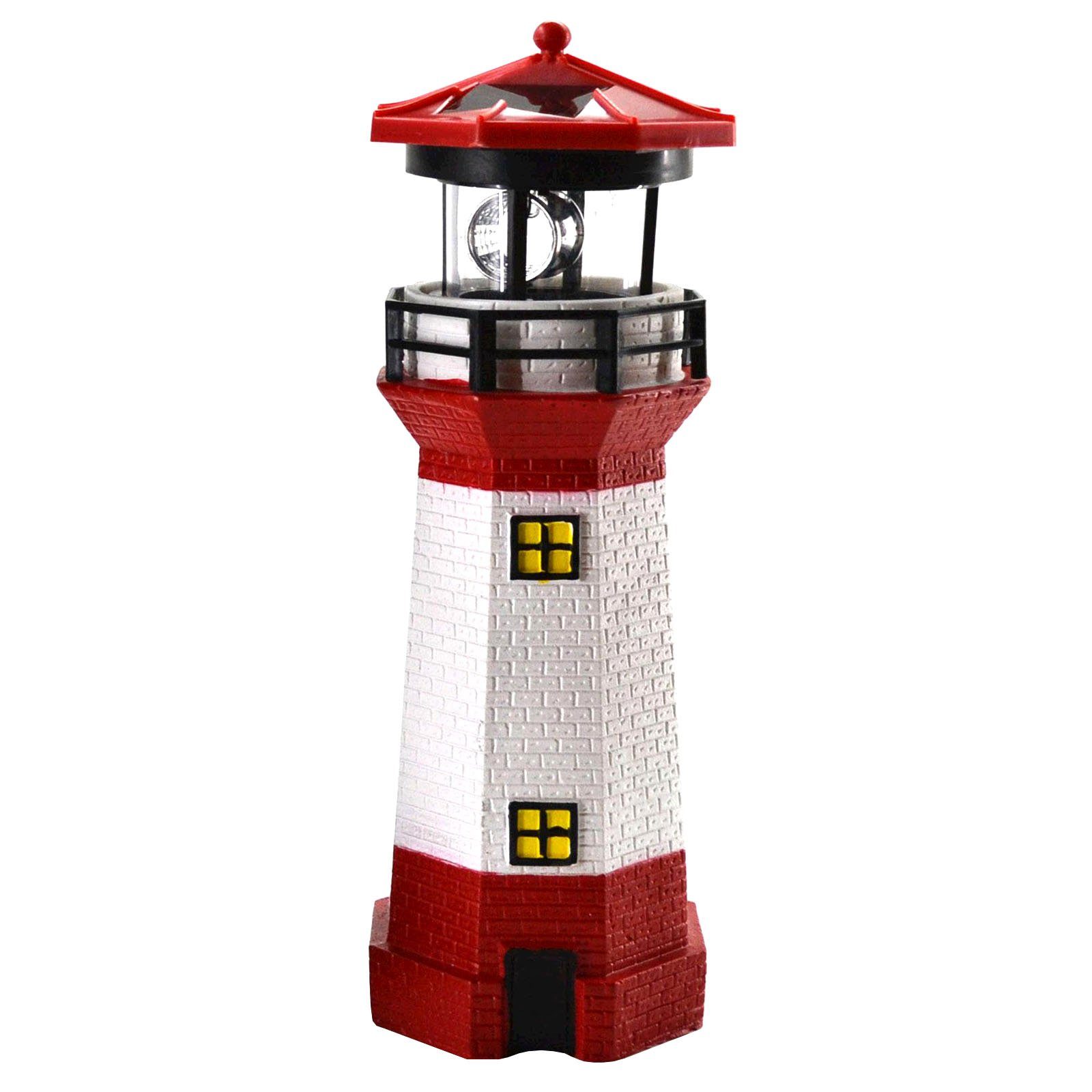 HAC24 LED Solarleuchte Solar Leuchtturm Garten Deko Leuchtfeuer Gartendeko günstig online kaufen