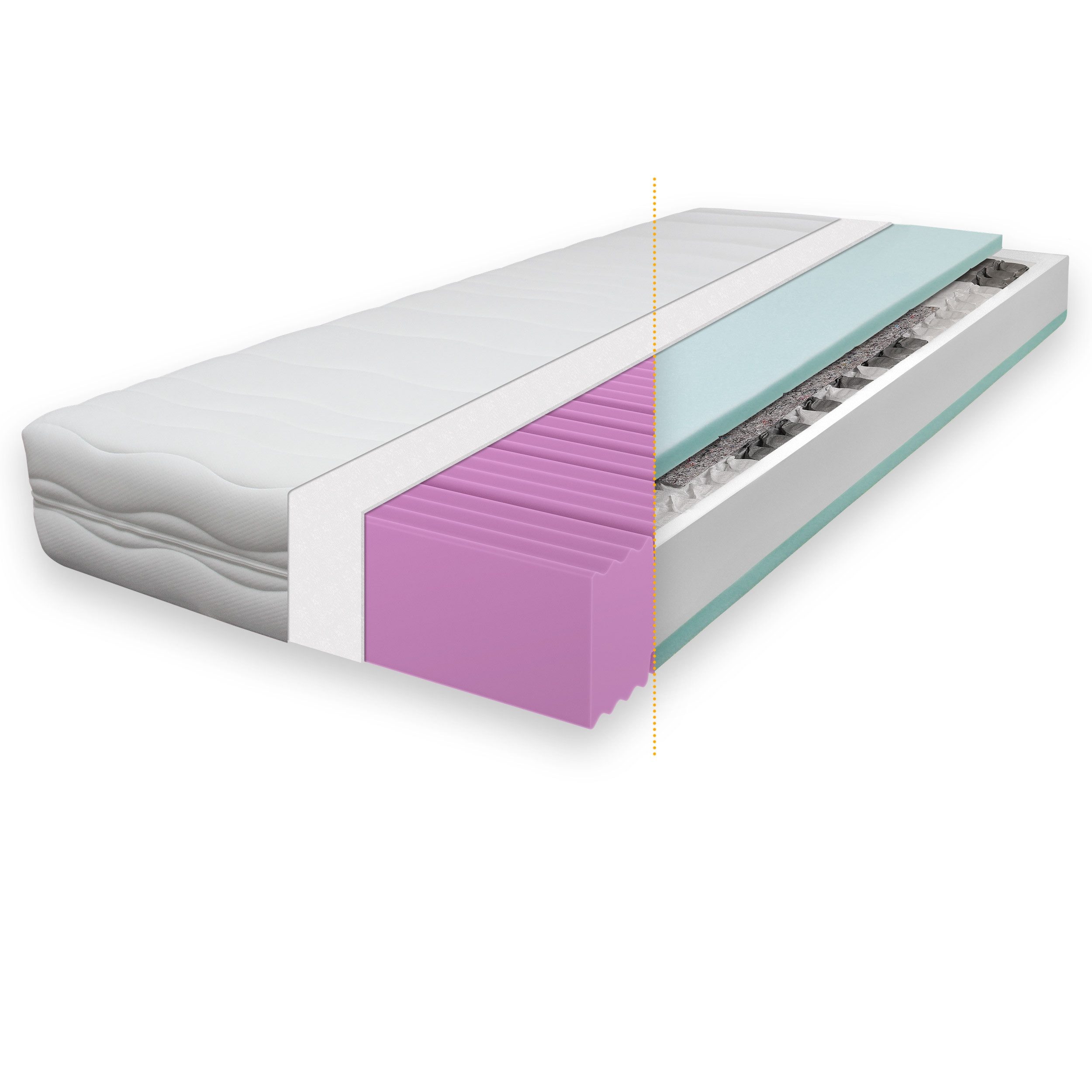 Federkernmatratze Onyx TFK wahlweise als Kaltschaum- oder Federkern-Matratz günstig online kaufen