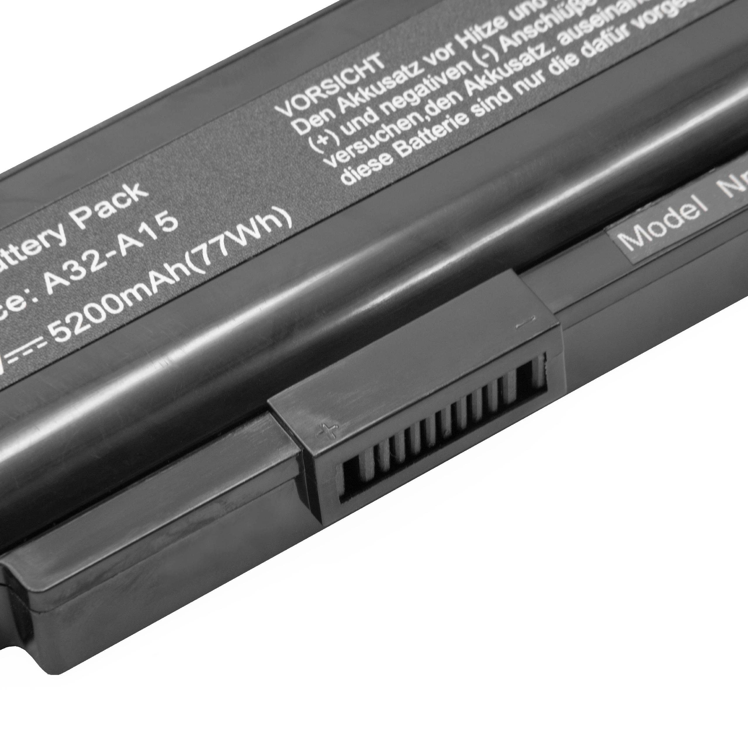 vhbw passend für Medion Akoya MD97744, E6221, E6227, E7219, E6222, E6228, Laptop-Akku 5200 mAh