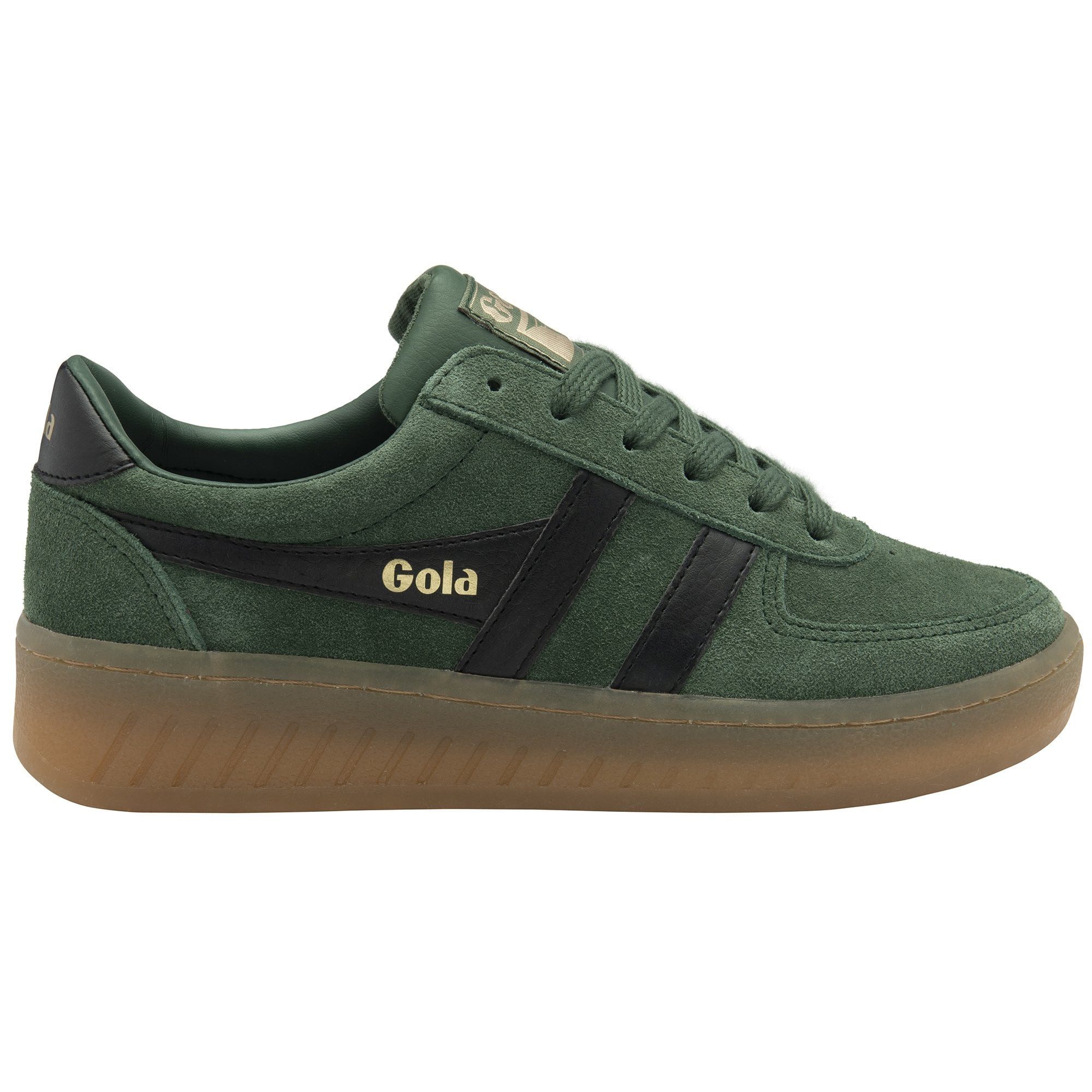 Gola Grandslam Wildleder 2025 immergrün/schwarz Damen Sneaker günstig online kaufen
