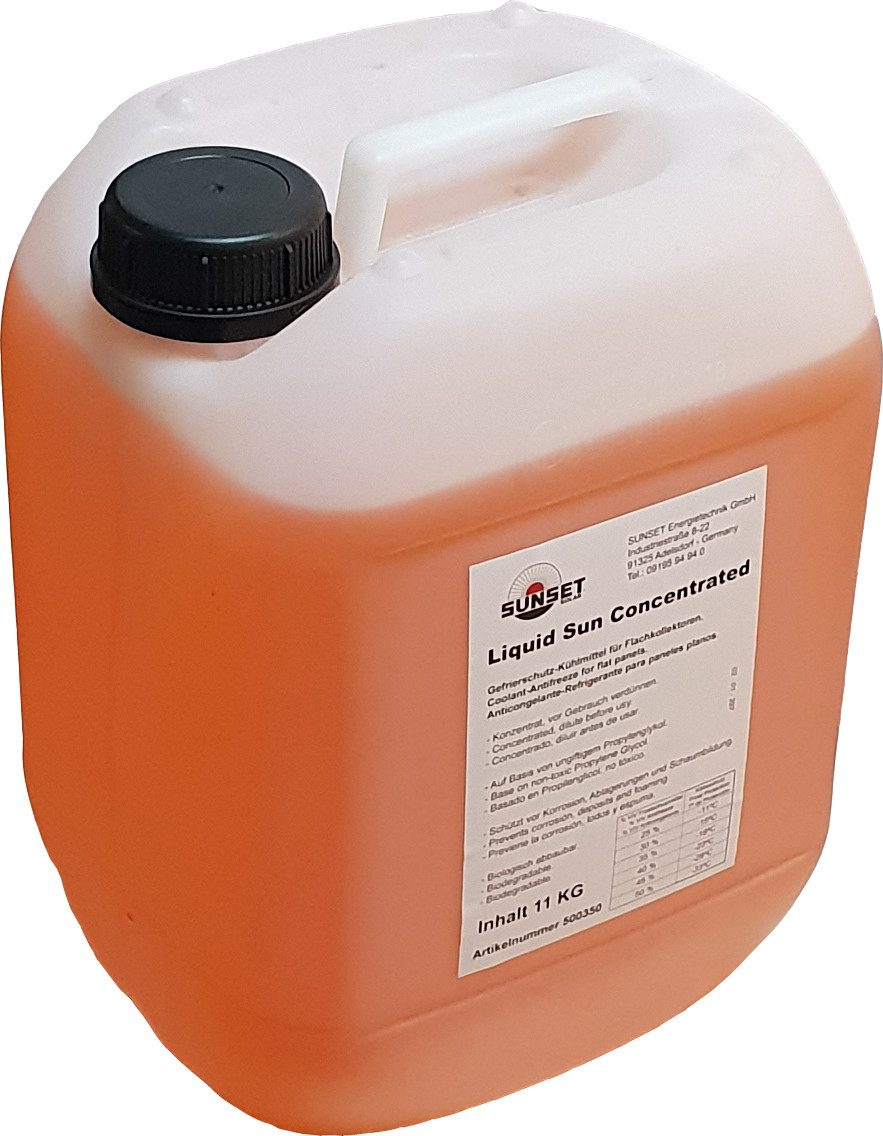Sunset Solarflüssigkeit Solar-Frostschutzmittelkonzentrat, 11 kg, für thermische Солнечные модули