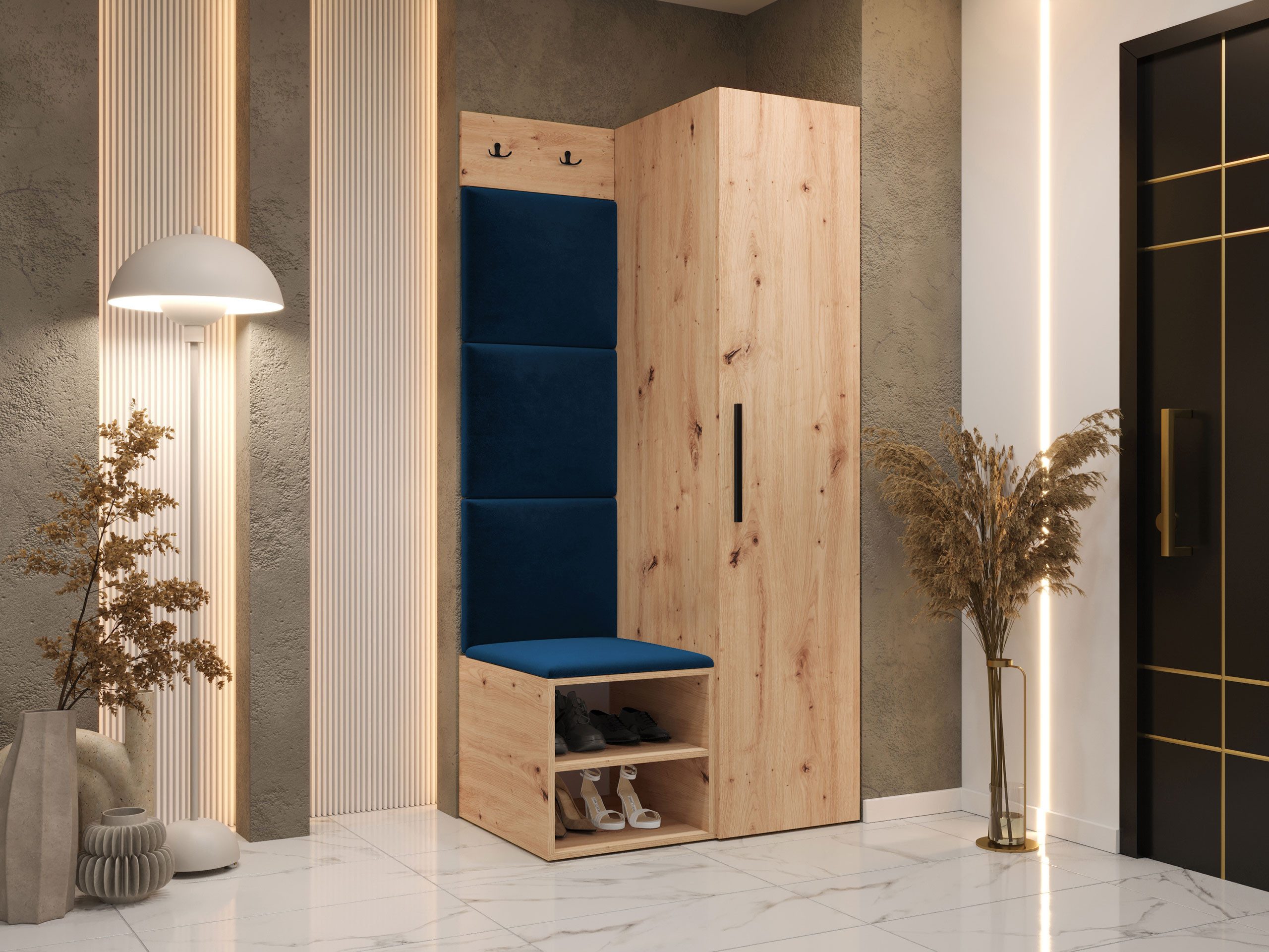 MIRJAN24 Garderoben-Set Medi III, (Drehtürenschrank, Schuhschrank, günstig online kaufen